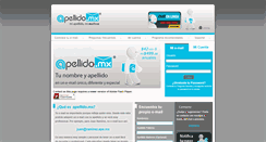 Desktop Screenshot of apellido.mx